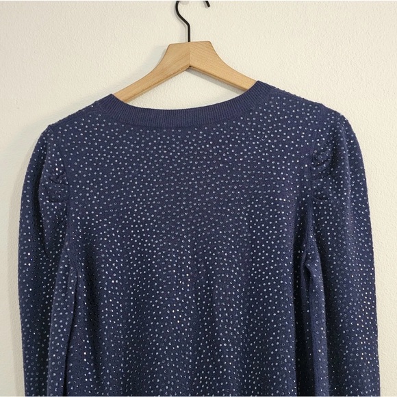 Alice + Olivia - Rhinestone Sweater Angora/Wool/Cashmere Cozycore Maximalist - Picture 5 of 9